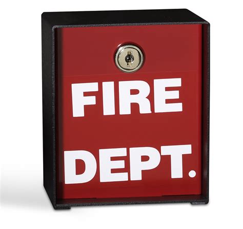 red metal 911 lock box|fire department lock box.